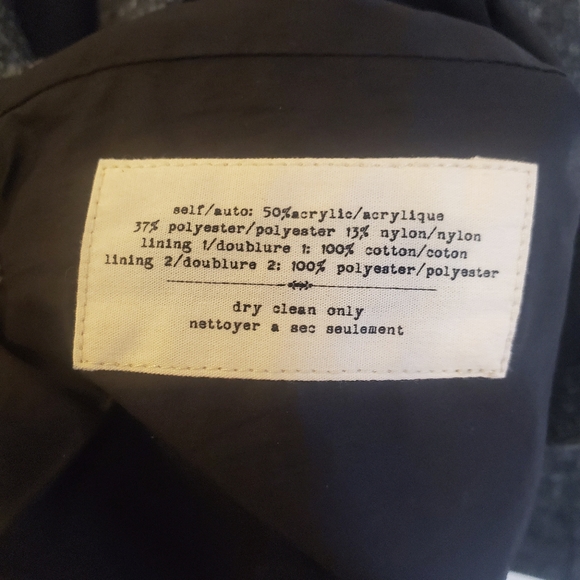 Cartonnier Anthro Grey Button Up Blazer Jacket - Picture 4 of 5